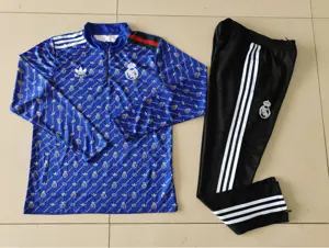 24-25 Real Madrid Long Sleeve Training Suit Football Shirts 2