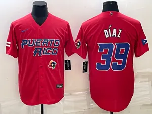 Puerto Rico 2023 World Cup Baseball Jerseys 1