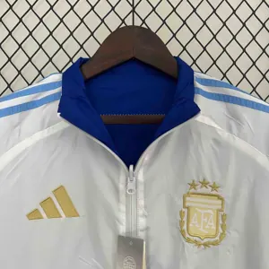 2024 Argentina Trench Coat Reversible Windbreaker Double-Sides Jacket Soccer AAAAJersey Yupoo 3