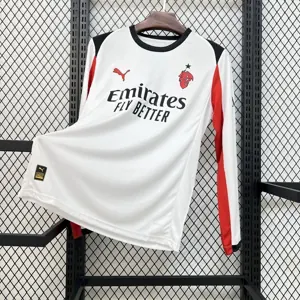 25-26 AC Milan Away Kit Football Long Sleeve T-Shirt AAAAJersey Yupoo