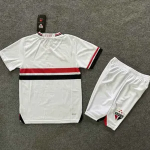 25-26 Sao Paulo Home Kid Kits Youth Apparels AAAAJersey Dropship Yupoo 1
