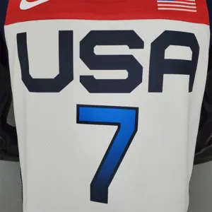 2021 Olympic Games DURANT#7 USA Team USA White Red 7
