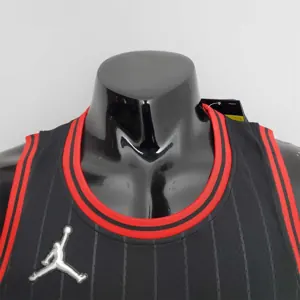 75th Anniversary LaVine#8 Bulls Flyers Black NBA Jersey 5