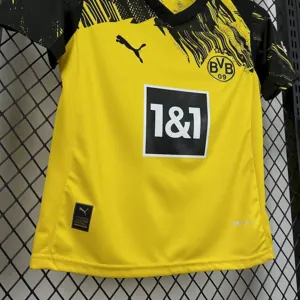 25-26 Borussia Dortmund Home Kids Kits Youth Apparels Yellow AAAAJersey Supplier Yupoo 3