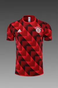 22-23 Bayern Training Suit Short Sleeve Kit Red 19