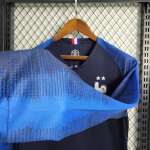2018 Retro Long Sleeve France Home S-XXL 5