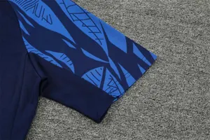 2022 France Training Suit Short Sleeve Kit Blue 13