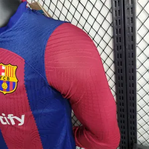 23-24 Barcelona home player version Long Sleeve 1