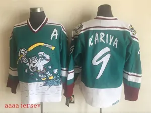 Anaheim Ducks retro ice hockey jersey M-3XL 阿纳海姆鸭队复古冰球服 1