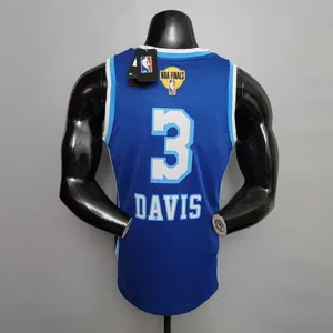 Retro night DAVIS #3 Lakers blue 1