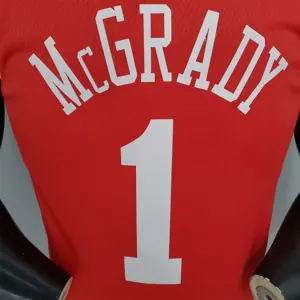 McGRADY#1 Rockets Retro Red 3
