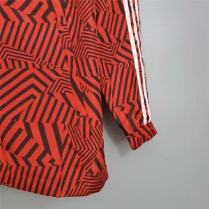 21-22 Ajax Red and Black Stripes Windbreaker 3