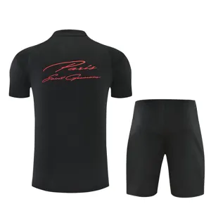 26-27 PSG Aldult Kit Football Black Training Tracksuit Yupoo 5 2