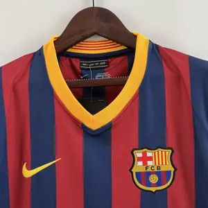 13-14 Barcelona Retro Home S-XXL best soccer jersey 6