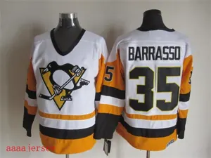 Pittsburgh Penguins retro ice hockey jersey M-3XL 匹兹堡企鹅队复古冰球服 4