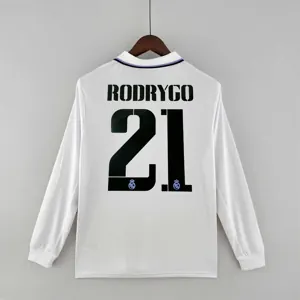 22-23 Real Madrid home long sleeve 4