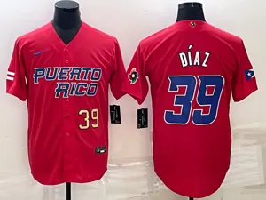 Puerto Rico 2023 World Cup Baseball Jerseys 42