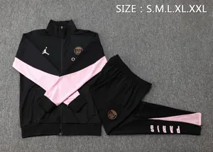 24-25 PSG x Jordan Navy Football Tracksuit Long Jacket Suits 1