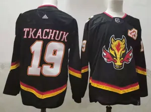 Calgary Flames ice hockey jersey M-3XL 卡加利火焰队冰球服