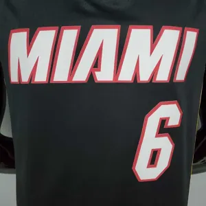 Miami Heat JAMES#6 Black 8