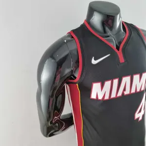 75th Anniversary Miami Heat OLADIPO#4 black NBA Jersey 2