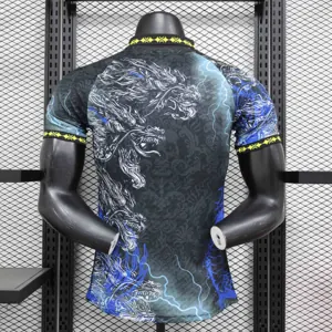 24-25 Real Madrid Dragon Black$Blue Special Edition Player Version Shirt AAAAJersey Supplier Yu 5