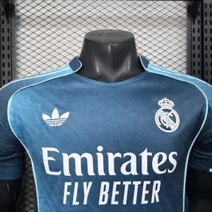 25-26 Real Madrid Blue Gradient Special Edition Kit Player Version Shirt AAAAJersey Wholesale Y 3