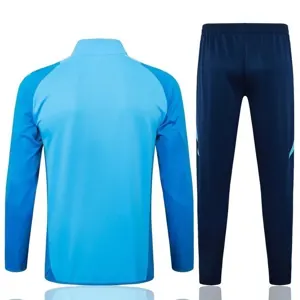 24-25 Flamengo Blue Football Tracksuit Long Jacket Suits 2