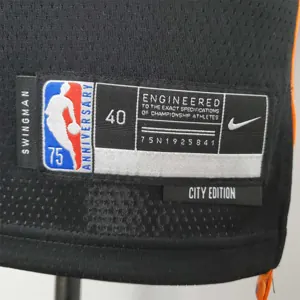 2022 Season Walker#8 Knicks Urban Edition Black NBA Jersey 6