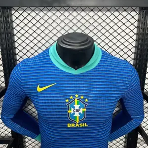 2024 Brazil Away Long Sleeve Kit Player Version Shirt Best Wholesale Yupoo 2