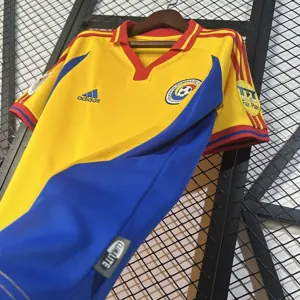 2000 Romania Home Retro Kit Vintage Shirt Soccer AAAAJersey Yupoo 1