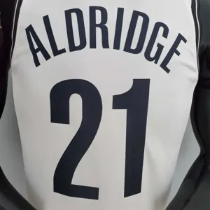 75th Anniversary ALDRIDGE#21 Nets White 3