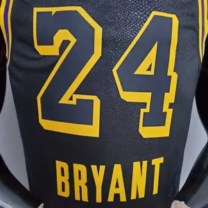 New Bryant #24 Lakers black 7