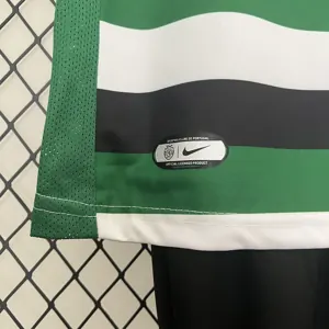 24-25 Sporting Lisbon Home Kid Kits Youth Apparels Football AAAAJersey Yupoo 8