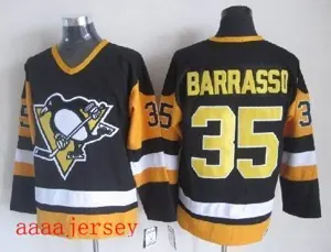 Pittsburgh Penguins retro ice hockey jersey M-3XL 匹兹堡企鹅队复古冰球服 7