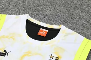 22-23 Dortmund vest training suit kit black and white 10