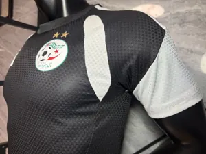 2026 Algeria Training Black KIt Player Version Soccer T-Shirt AAAAJersey Supply Yupoo 4