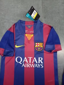 14-15 Barcelona Home Retro Kids Kit Size-16-28 Football Jersey Yupoo 7