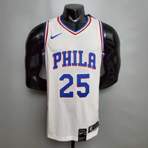 SIMMONS#25 Detroit Pistons white