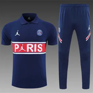 Polo Jordan PSG sapphire blue chest print 13