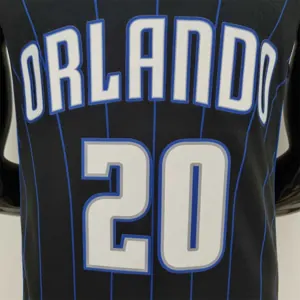 75th Anniversary Fultz#20 Orlando Magic Black NBA Jersey 2