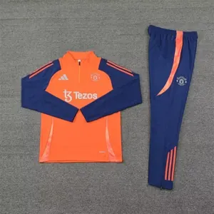 24-25 Manchester United Long Sleeve Training Suit Football Shirts 1