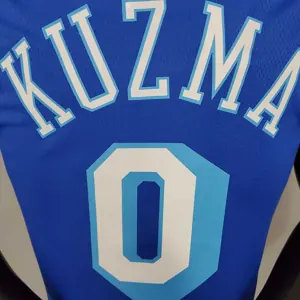 2021 KUZMA #0 Lakers Retro Blue 4