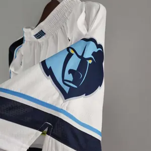 Memphis Grizzlies NBA Shorts White 8
