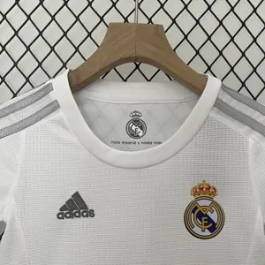 15-16 Real Madrid Home Retro Kids Kits Children Sets Football AAAAJerseys Yupoo 11