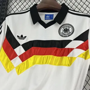 88-90 Germany Mens Home Football Retro Kit Vintage T-Shirt AAAAJersey Wholesale Yupoo 9 6