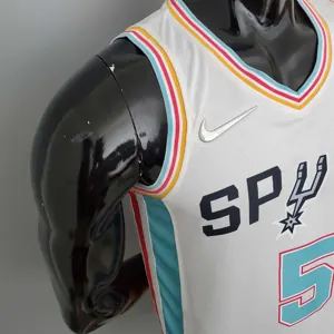 2022 season Murray#5 Spurs City Edition white 7