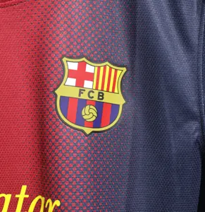 12-13 Barcelona Home Retro Kit Vintage Player Version Long Sleeve Shirt AAAAJersey Dropship Yup 3