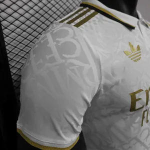 24-25 Real Madrid Originals White and Gold Kit Player Version Shirt AAAAJersey Supplier Yupoo 6