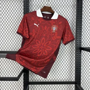 2025 Portugal Red Training Shirt Soccer Uniform AAAAJersey Yupoo